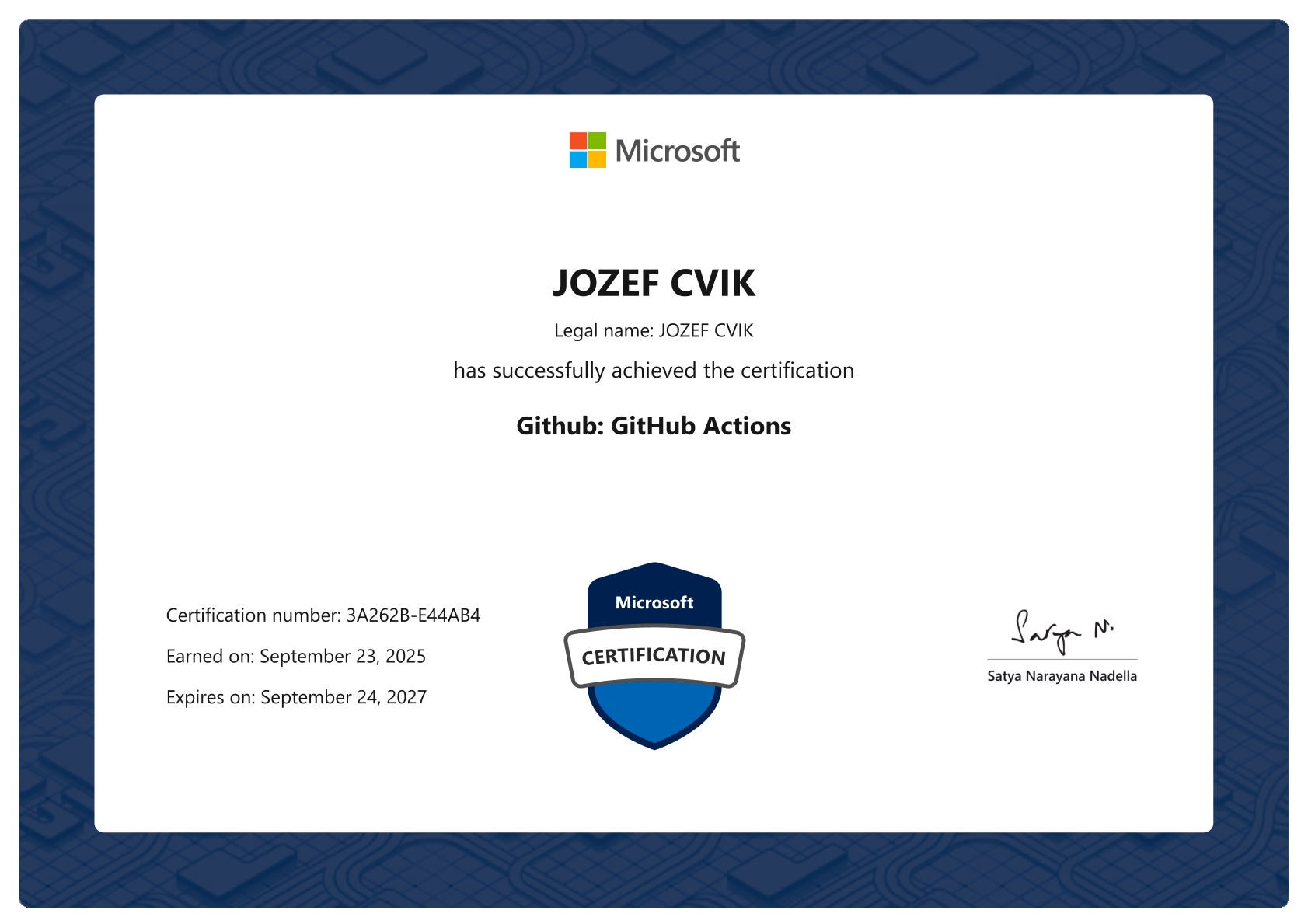 GitHub Actions Certification (GH-200)