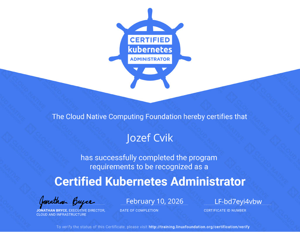 Certified Kubernetes Administrator